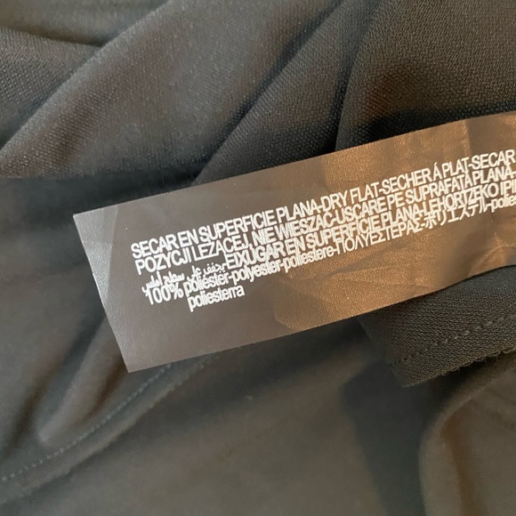 ZARA Mock Neck Black Bodysuit - Picture 13 of 13